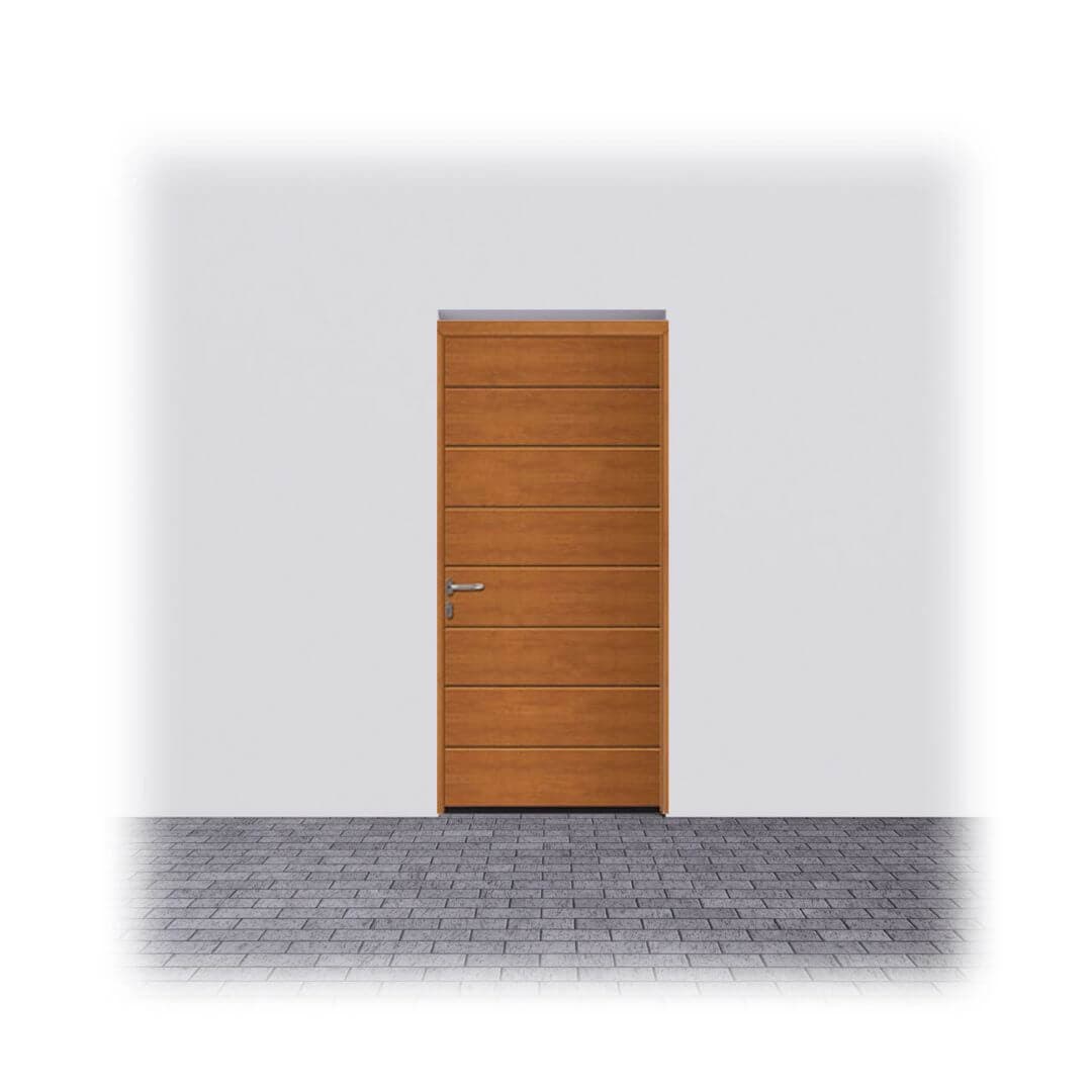 Untitled design (2) (1) Bočna vrata NT 60 za garažna segmentna vrata sa M-kanalom Decocolor - Слика 1