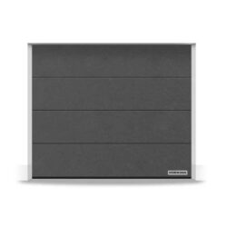 Garažna segmentna vrata, L-kanal, Planar, CH 703, Matt deluxe, metalik antracit