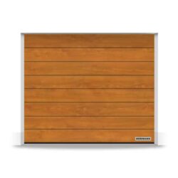 Garažna segmentna vrata, M-kanal, Decocolor, Golden Oak