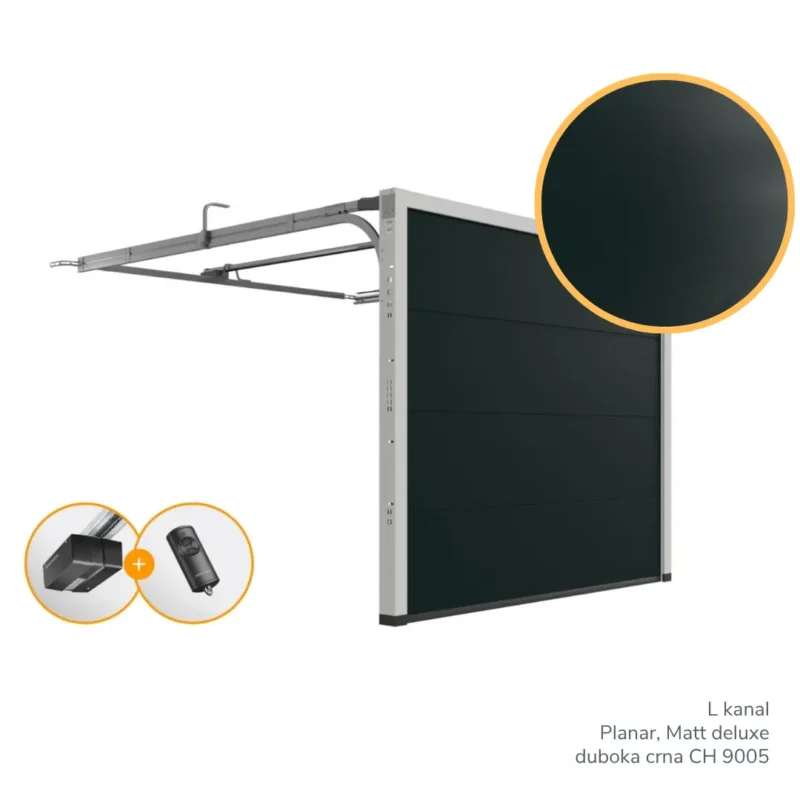 Hörmann segmentna garažna vrata 3000x2500 Planar - Слика 7