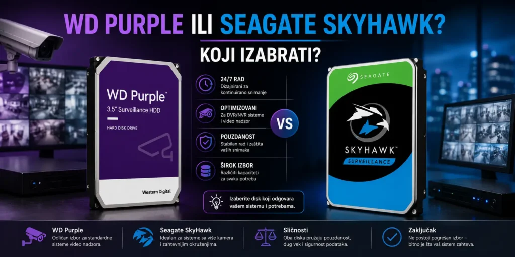 hard disk za video nadzor